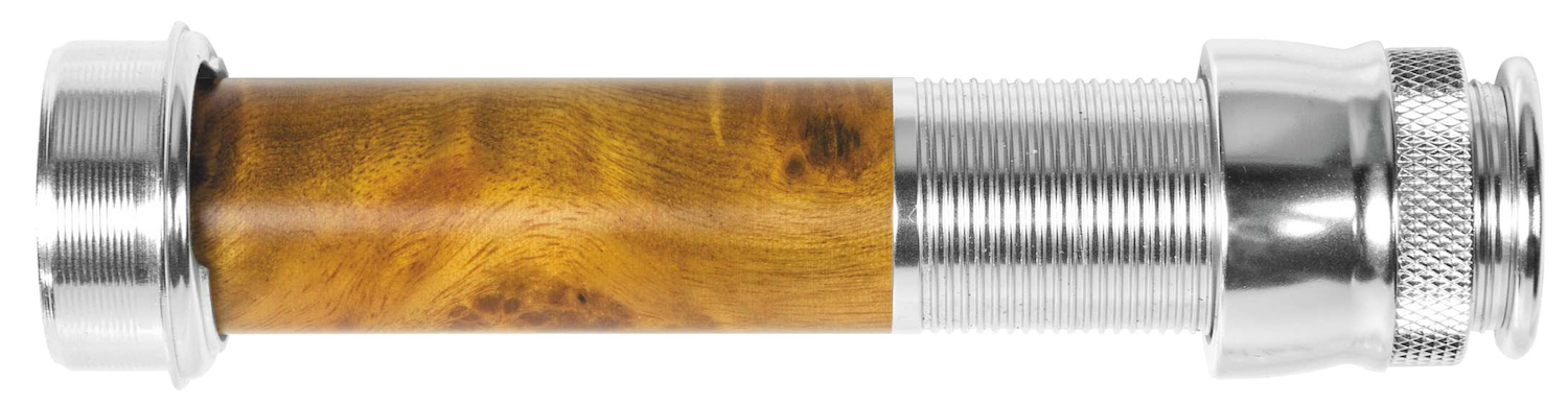 Traper Rollenhalter für den Rutenbau Silber