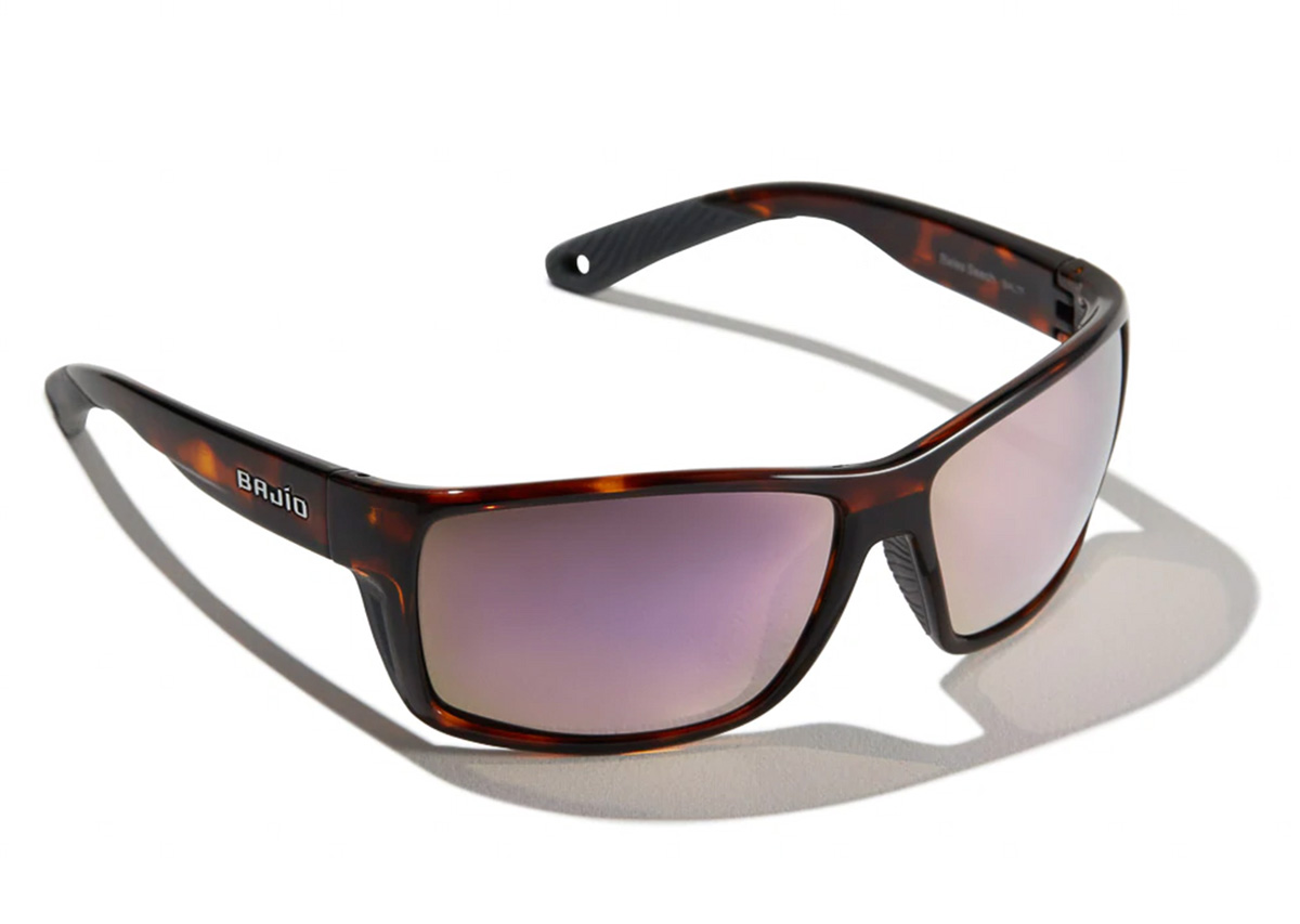 Bajio Bifocal Polarisations- und Vergrößerungsbrille Bales Beach - Dark Tort Gloss (Rose Mirror PC)