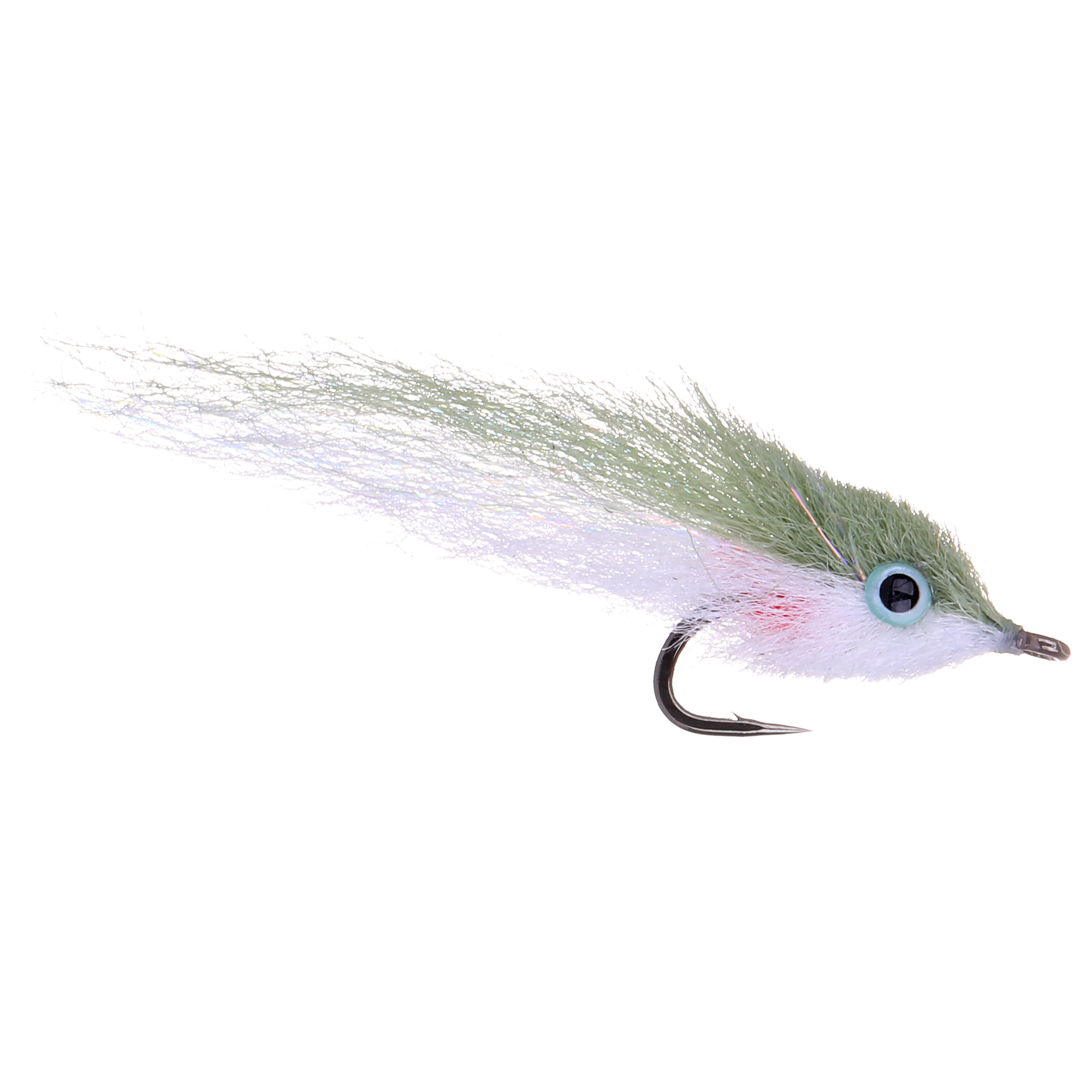 Enrico Puglisi PERFECT MINNOW STREAMER - PALE OLIVE - #2 Enrico Puglisi PERFECT MINNOW STREAMER - PALE OLIVE - #2