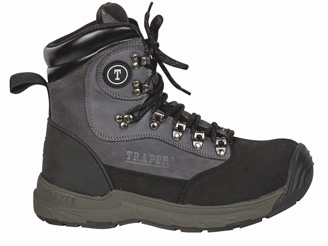 P-26460_Traper_Montana_Wading_Boot_Grey_ Traper Montana Wading Boot Rubber grey Watschuh mit Gummisohle