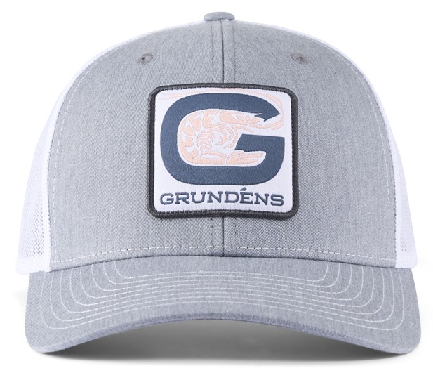 P-27625_Grundens_G-Shrimp_Trucker_Cap_Kappe_Heather_Grey_1S3Fk8kD0dFkql Grundéns G-Shrimp Trucker Cap Kappe heather grey