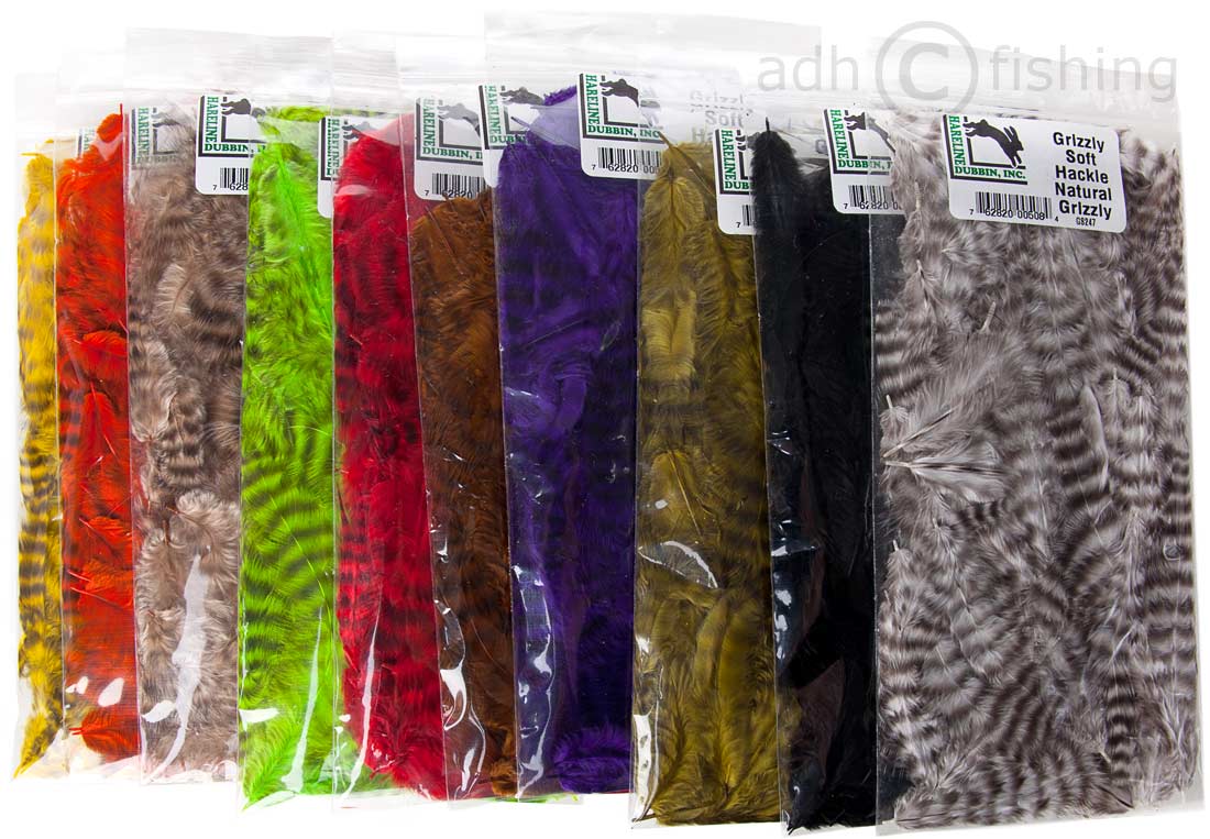 grizzly-soft-hackle-hi Hareline Grizzly Soft Hackle