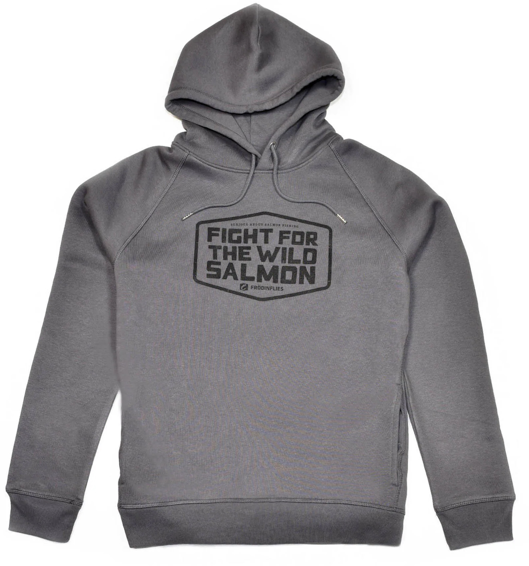 Frödin Wild Salmon Hoodie graphite grey