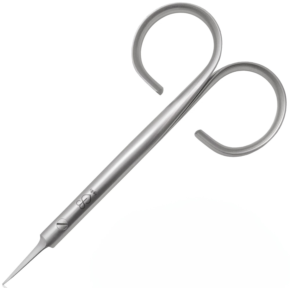 Renomed Edelstahl Schere Super Stinger, leicht gebogen 9cm, Klinge 1,2 - 1,5cm