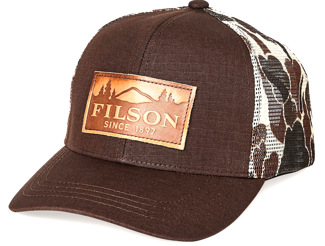 Filson Logger Mesh Cap Mütze brown camo/scenic
