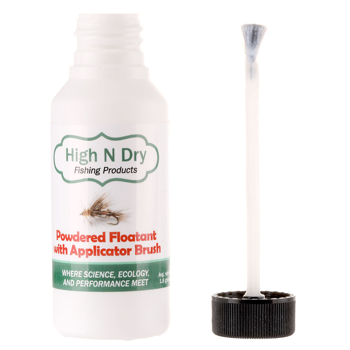 P-21502_high-and-dry_powdered-floatant-with-brush_schwimmpraparat_ High and Dry Powdered Floatant with Brush Schwimmpräparat