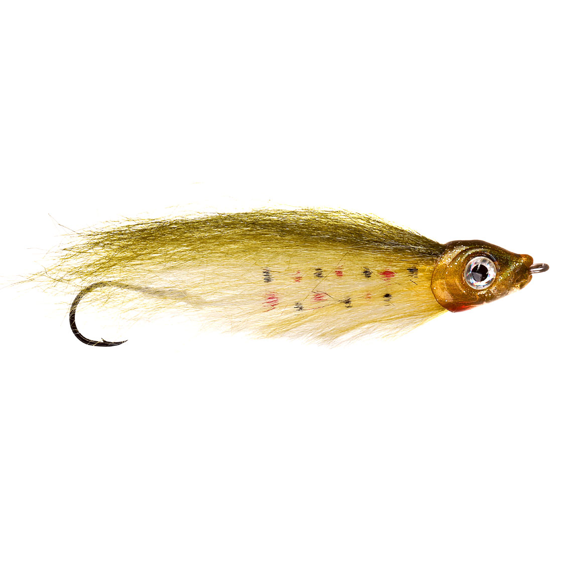 Wurm Intruder Streamer 3D-Kopf bachforelle