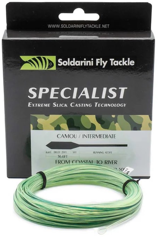 Soldarini Specialist Clear Camou Seatrout Intermediate Fliegenschnur