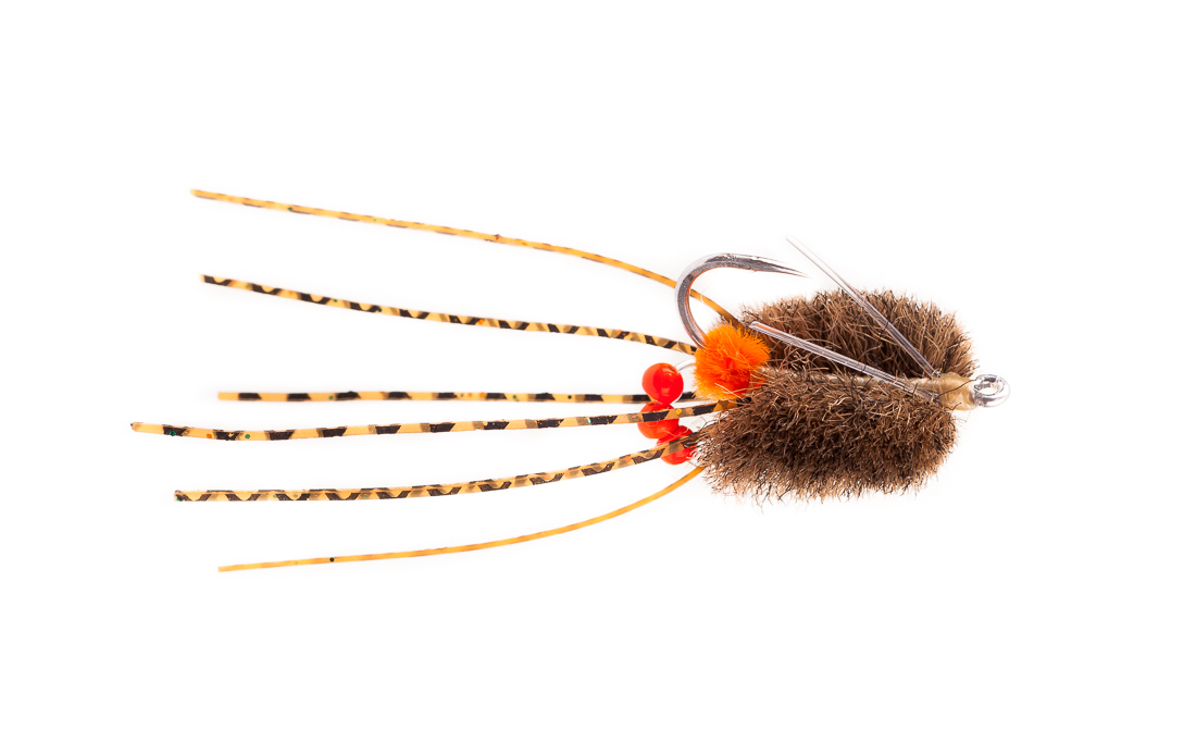 Fishient H2O Salzwasserfliege - Rolling Bead Box Crab brown