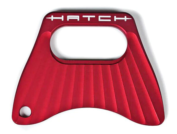 Hatch Fish Tail Bottle Opener Flaschenöffner Schlüsselanhänger red