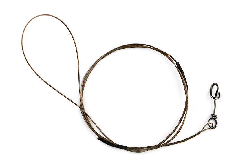 Fulling Mill Predator Trace Leaders Stahlvorfach mit Karabiner