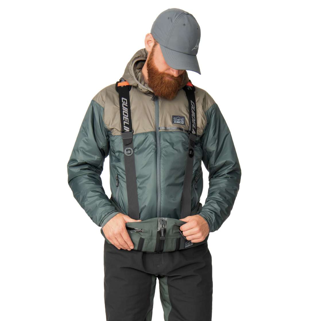 P-23751_Guideline_Alta_NGx_Sonic_Zip_Wathose_3 Das Model ist 184cm/78kg groß und trägt Größe Medium Long
