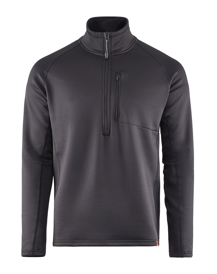 P-27575_Grundens_Grundies_Thermal_Half_Zip_Funktionsfleece_Jacke_black_1 Grundéns Grundies Thermal 1/2 Zip Funktionsfleece Jacke black