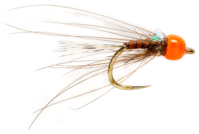 fulling_mill_kj_hot_orange_sighting_nymph_barbless Fullling Mill Nymphe - KJ Hot Orange Sighting Nymph