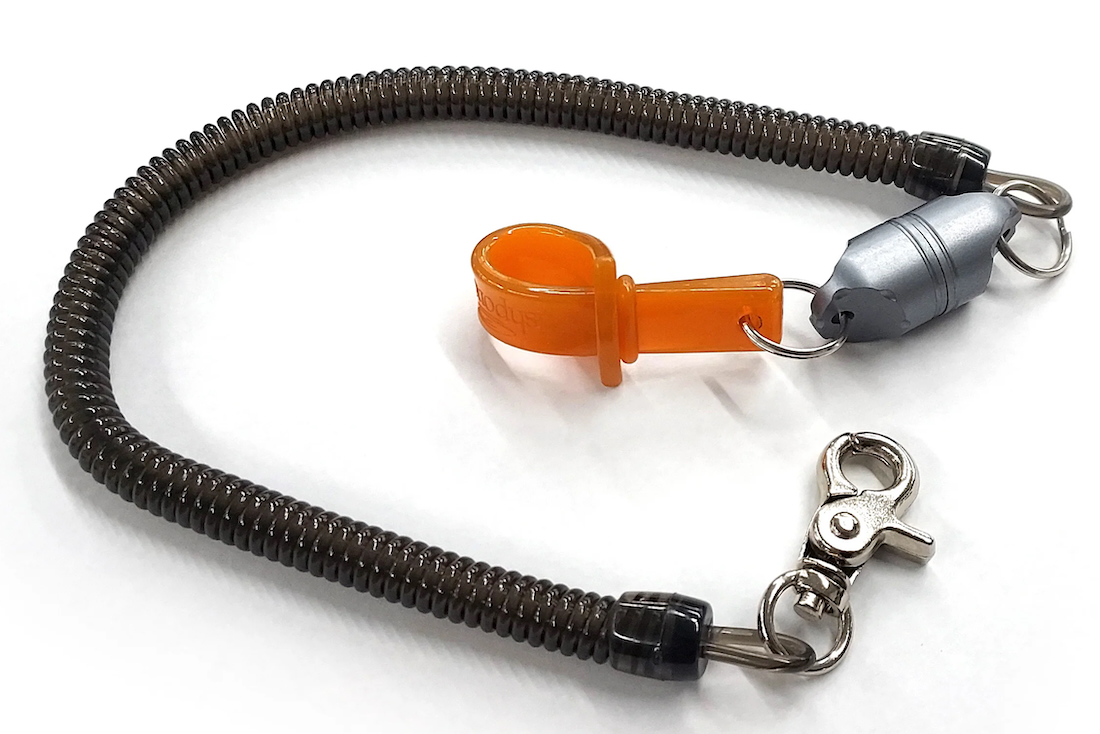 Fishpond Confluence Net Release 2.0 Keschermagnet mit Sicherungsleine gunmetal