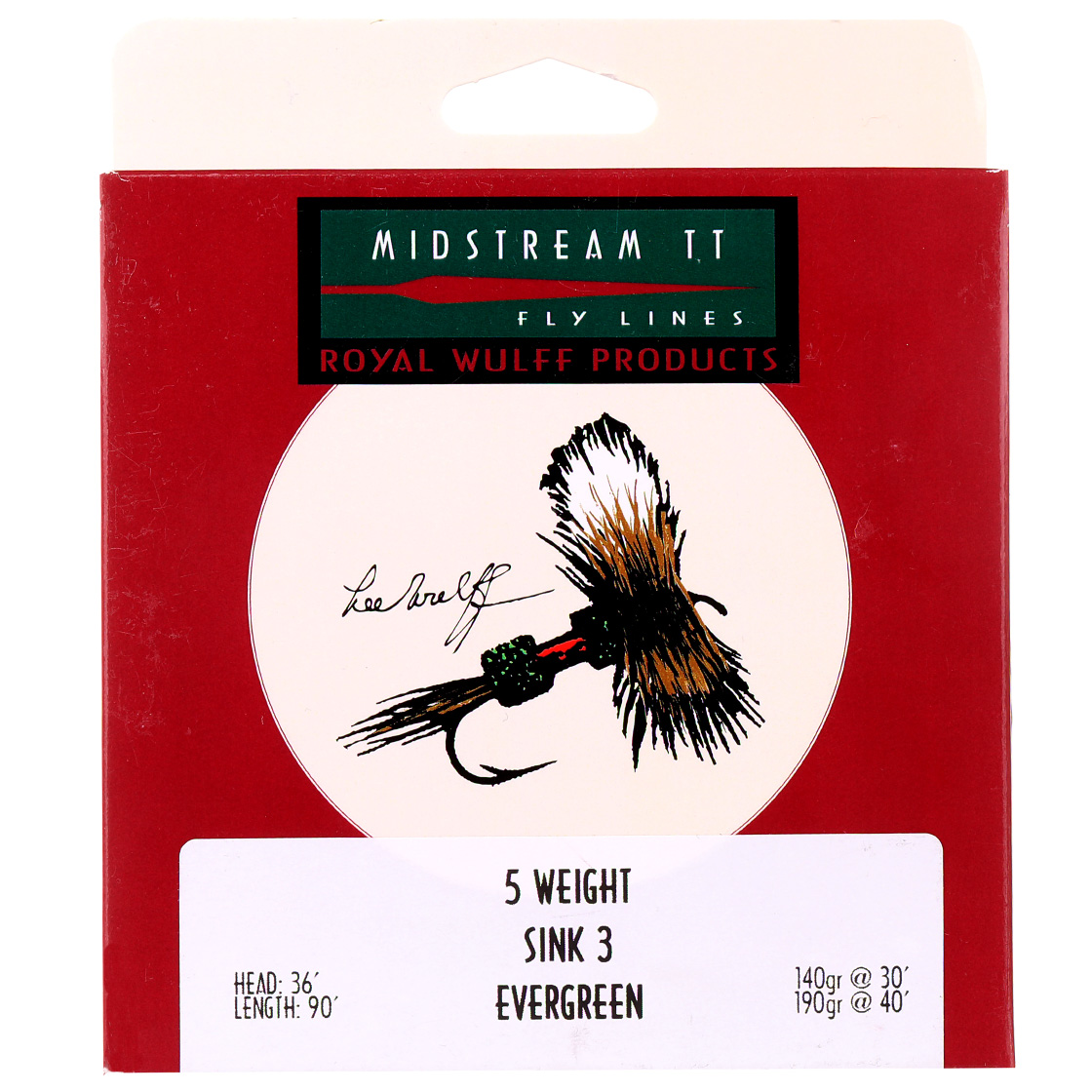 Royal Wulff Midstream Triangle Taper Full Sink WF Fliegenschnur Dark Green