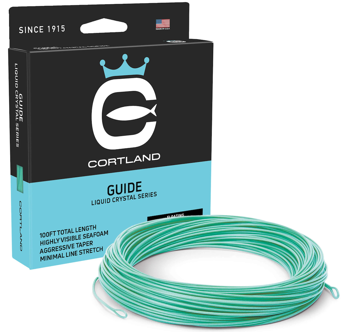 Cortland Liquid Crystal Guide Tropical Saltwater Fliegenschnur Floating - Seafoam