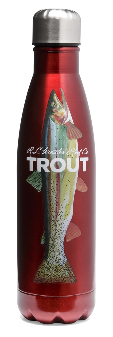 Winston Trout Steel Water Bottles Flasche red