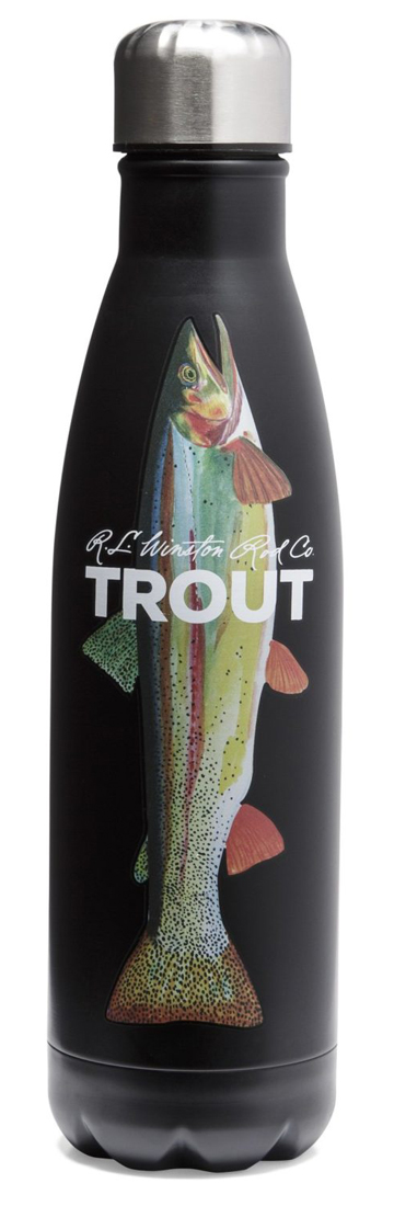 Winston Trout Tumbler Steel Water Bottles Flasche black