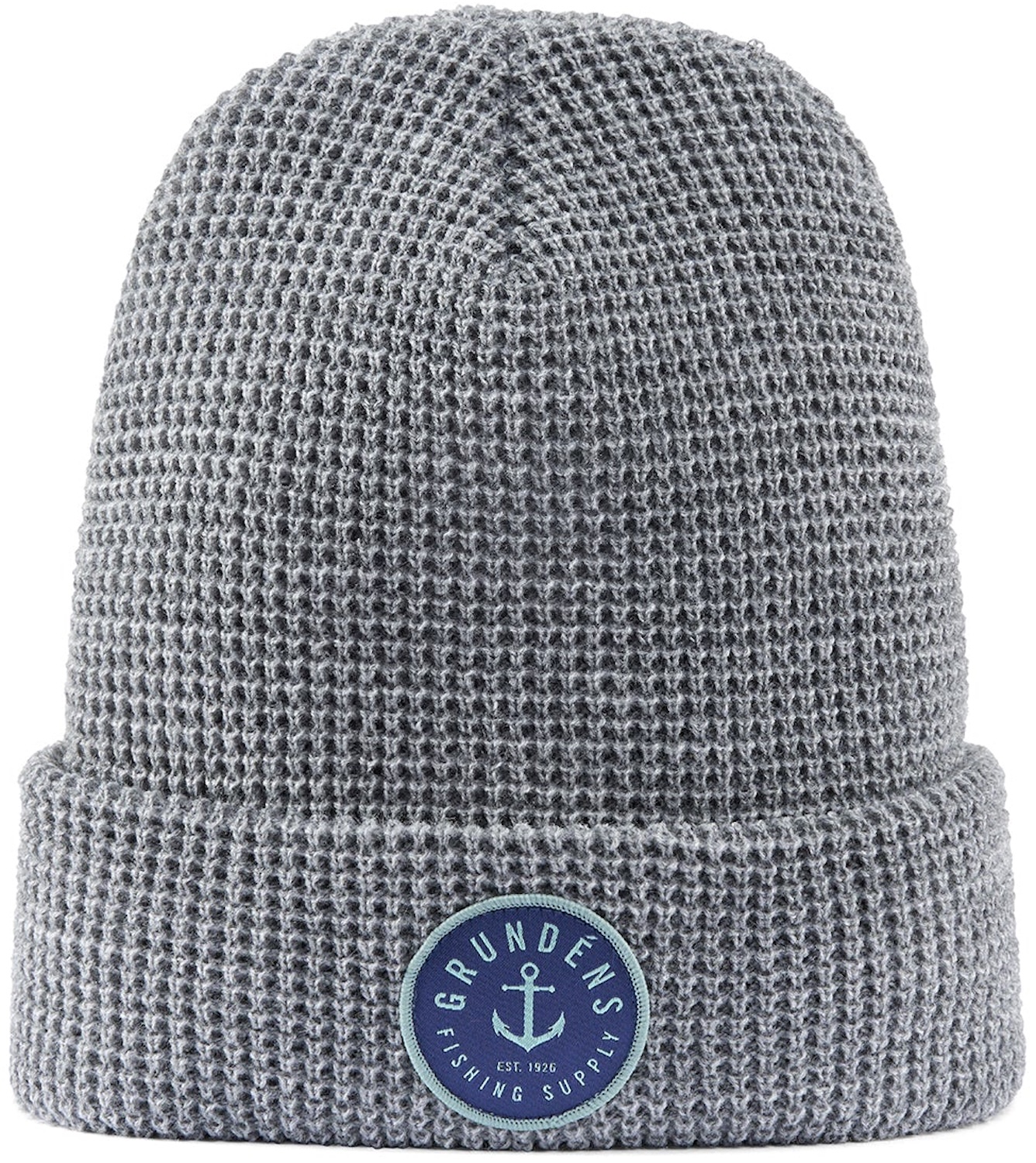 Grundéns Anchor Waffle Beanie Mütze athletic heather