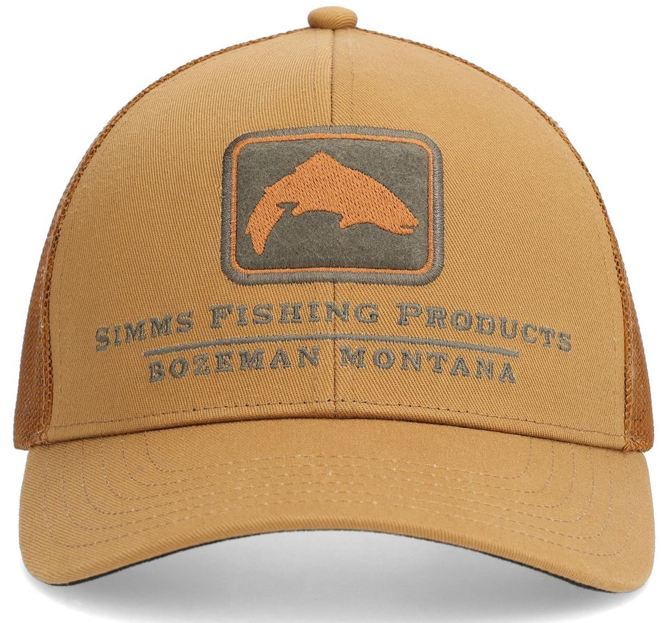 Simms Double Haul Icon Trucker Cap Schirmmütze chestnut