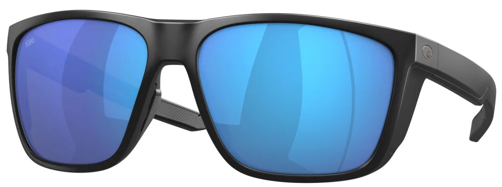 Costa Polarisationsbrille Ferg XL Matte Black (Blue Mirror 580G)