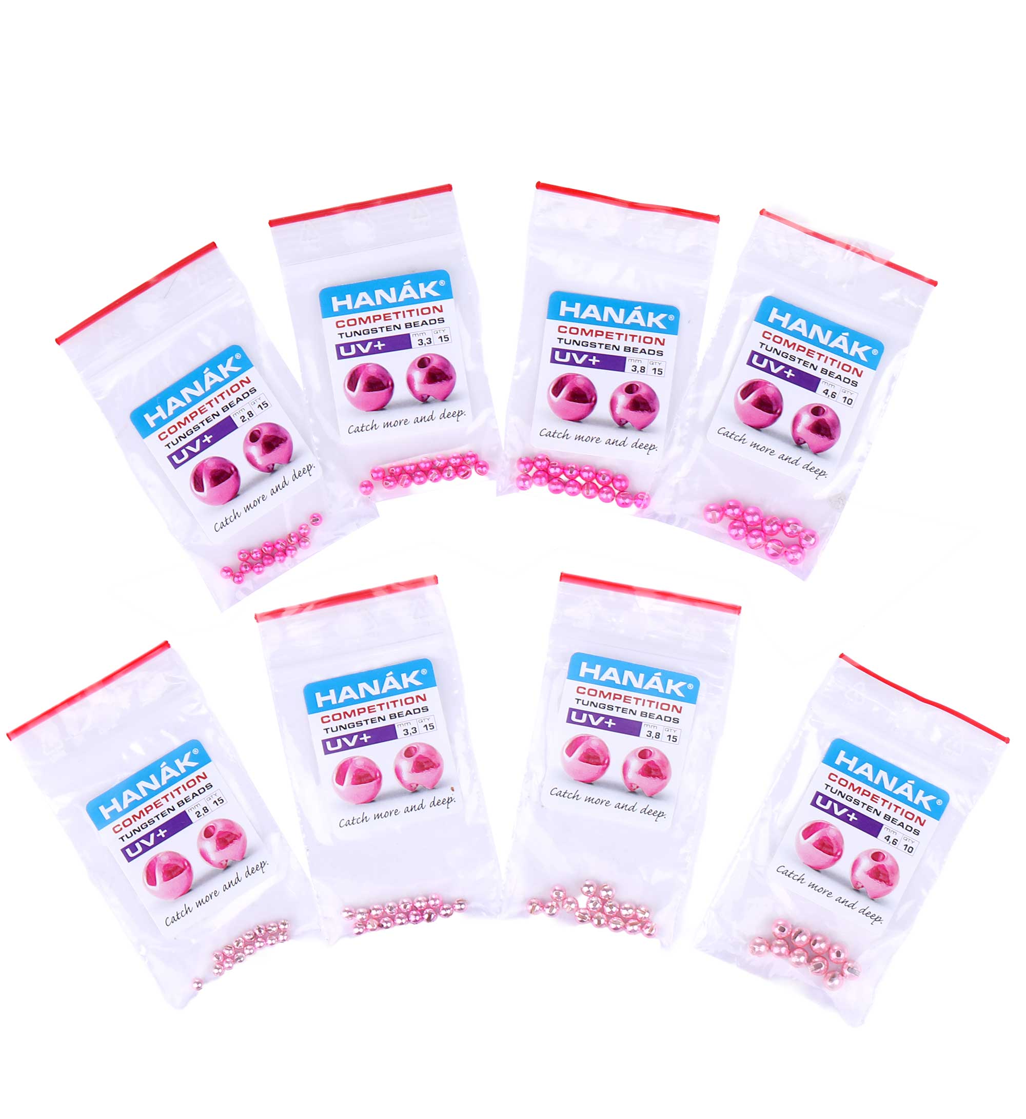 Hanak Tungsten Beads UV+ Schlitzperlen