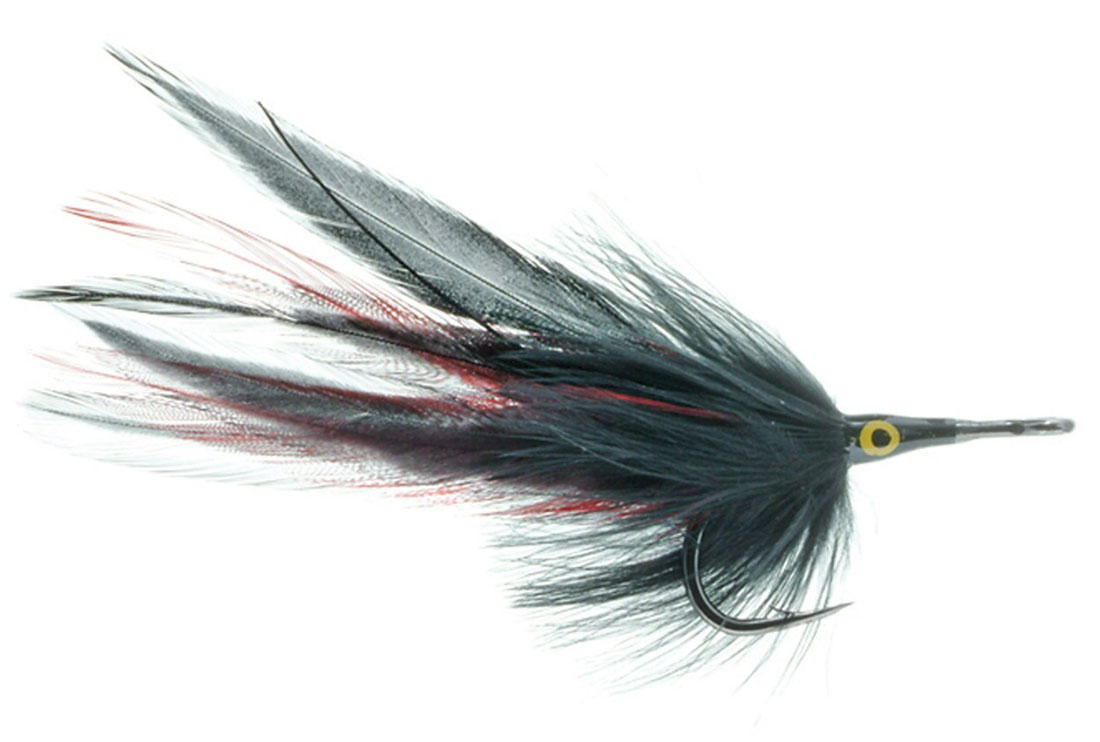 Umpqua_Black_Death_Streamer Bindebeispiel