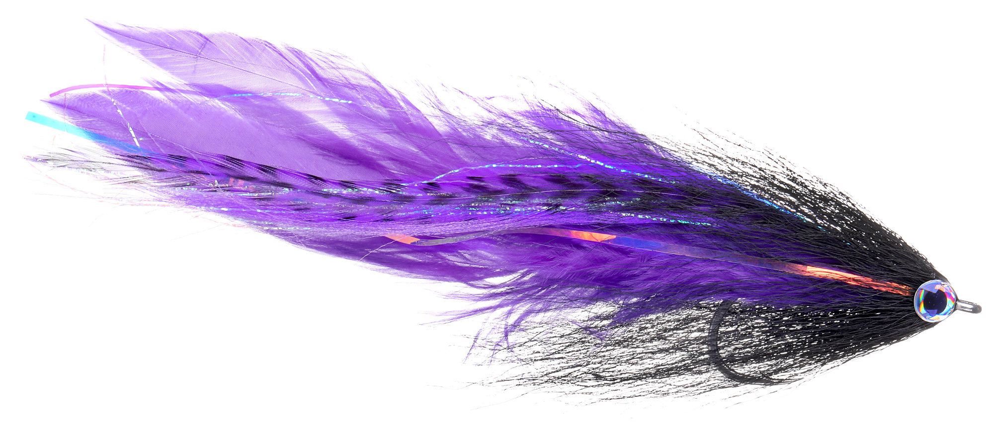 Superflies Hollow GT Deceiver Black/Purple #6/0 Superflies Hollow GT Deceiver Black/Purple #6/0
