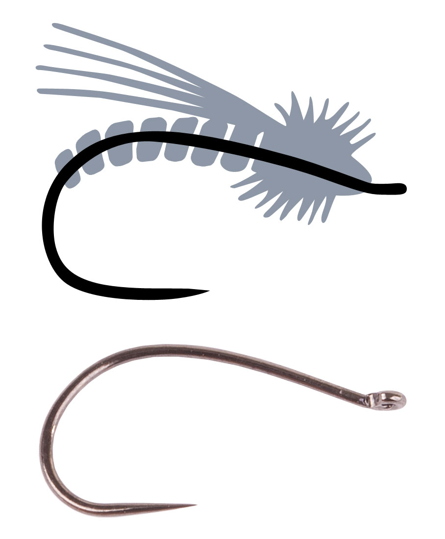 Tunca Fliegenhaken TE100 Caddis Pupae