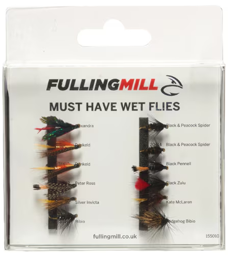 P-26890_Fulling_MIll_Must_Have_Wets_Fliegenset_ Fulling Mill Fliegenset Must Have Wets Nassfliegen