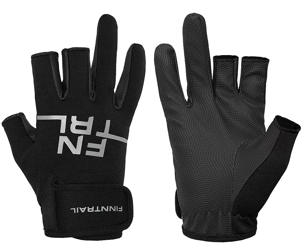 Finntrail Fishing Gloves Neosensor graphite Neoprenhandschuhe