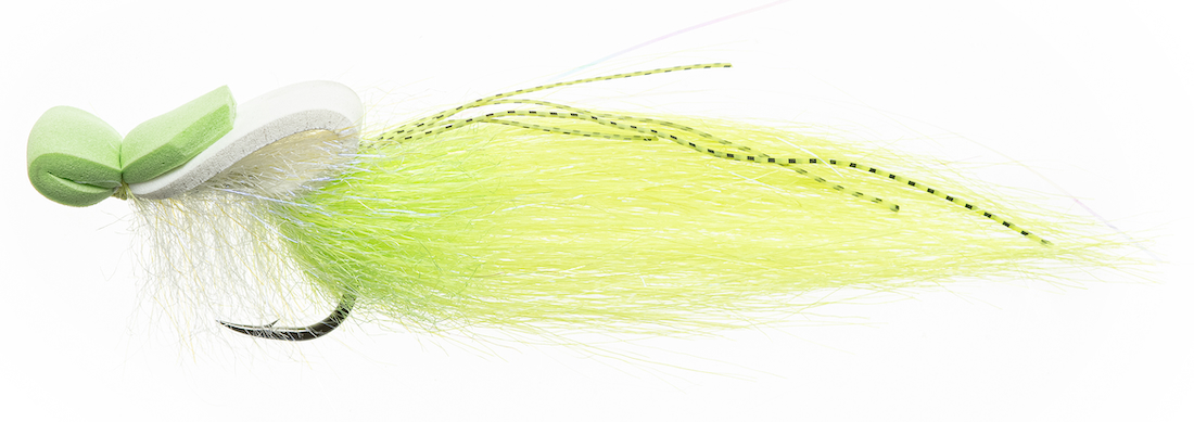 Enrico Puglisi TOP WATER - WHITE / CHARTREUSE - #2/0