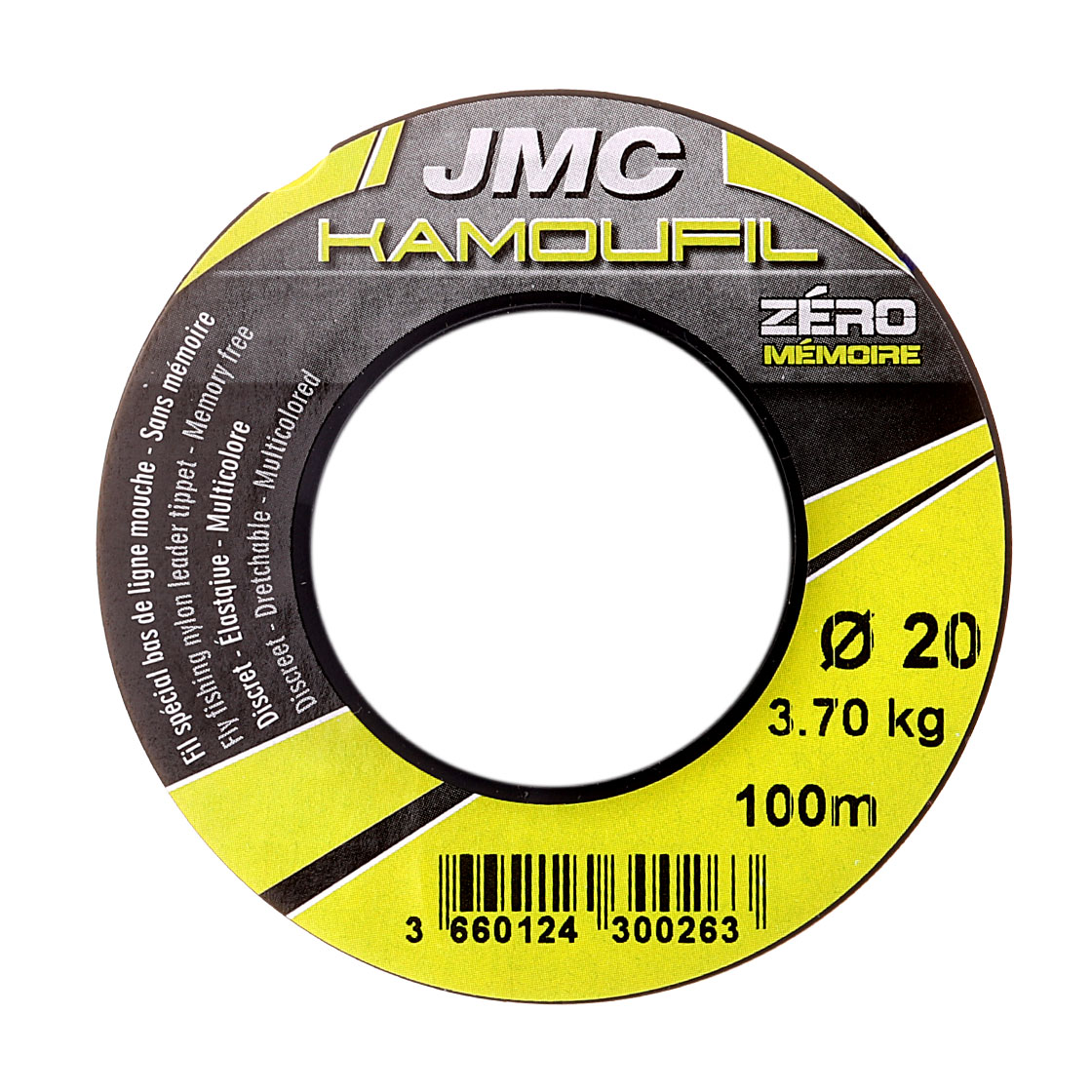 JMC Kamoufil Euro Nymph Mono 100m ECO Spool Vorfachmaterial
