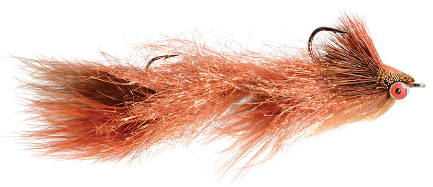 P-27529_Fulling_Mill_Articulated_Trout_Slider_Copper_ Fulling Mill Arctic Trout Slider Copper #1 Big Fish Trout Bum Streamer