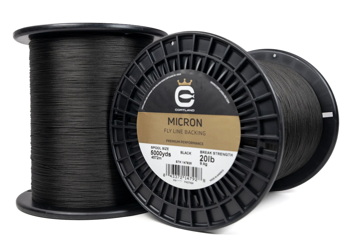 Cortland Micron Backing Black