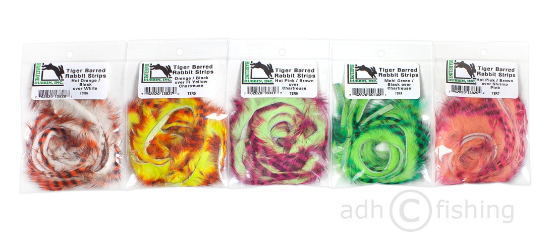 Hareline Tiger Barred Rabbit Strips