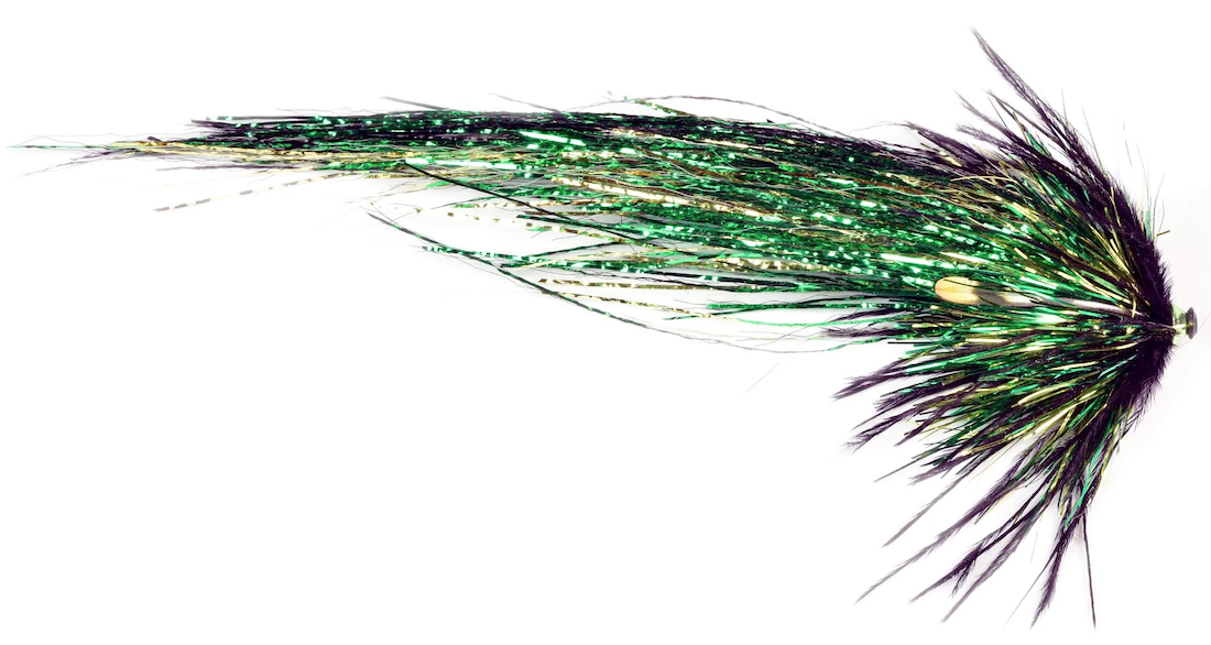 P-25343_Frodin_Flies_Flash_Wing_Series_Gaudy_Green_ Frödin Flies Tubenfliege Flash Wing Series - Gaudy Green
