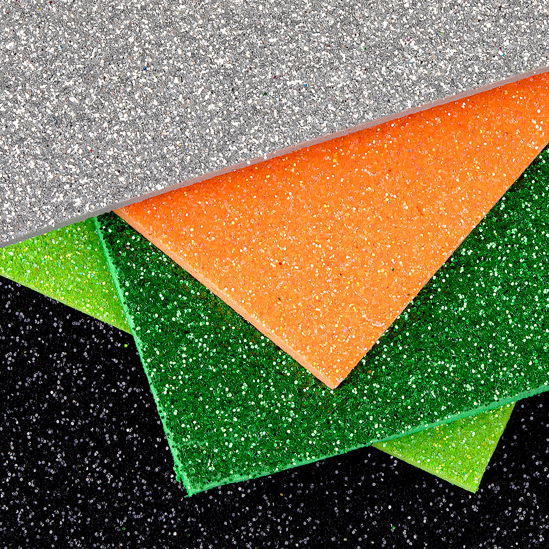 Fly Scene Glitter Foam Moosgummi 2 mm
