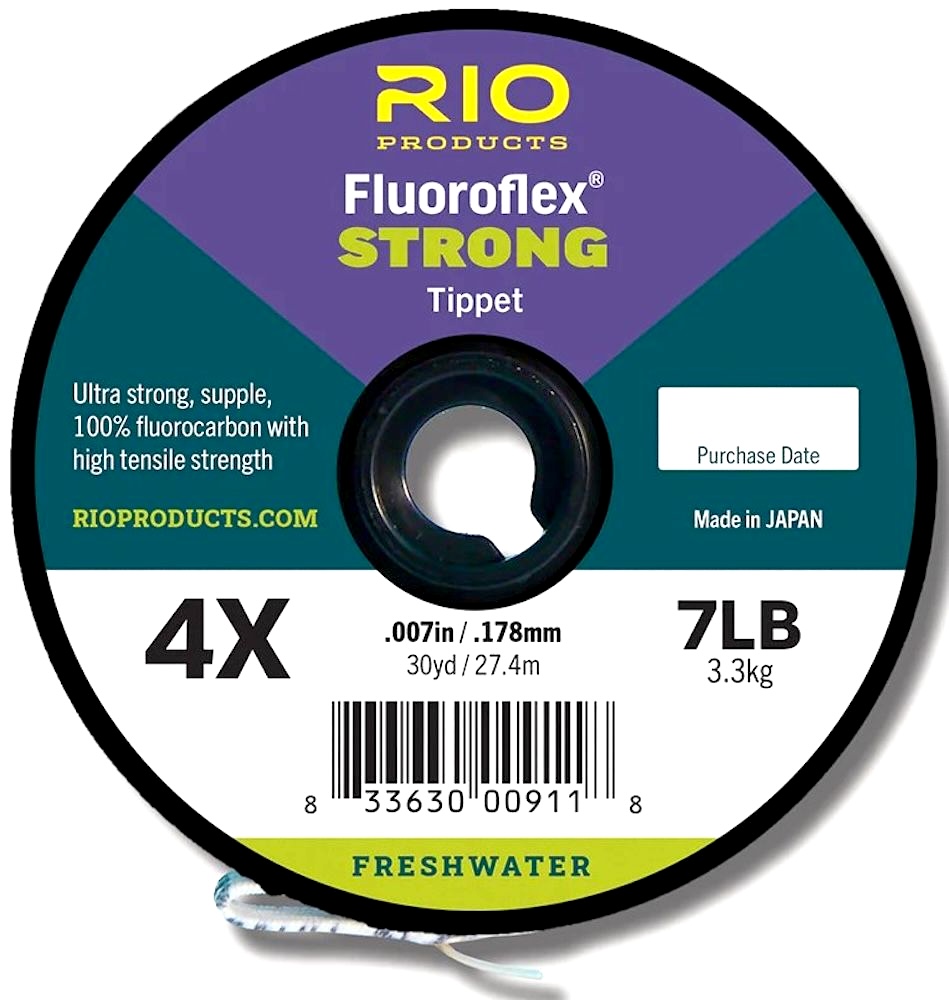 Rio Fluoroflex Strong Tippet 30 yds Spool Fluorocarbon Vorfachmaterial