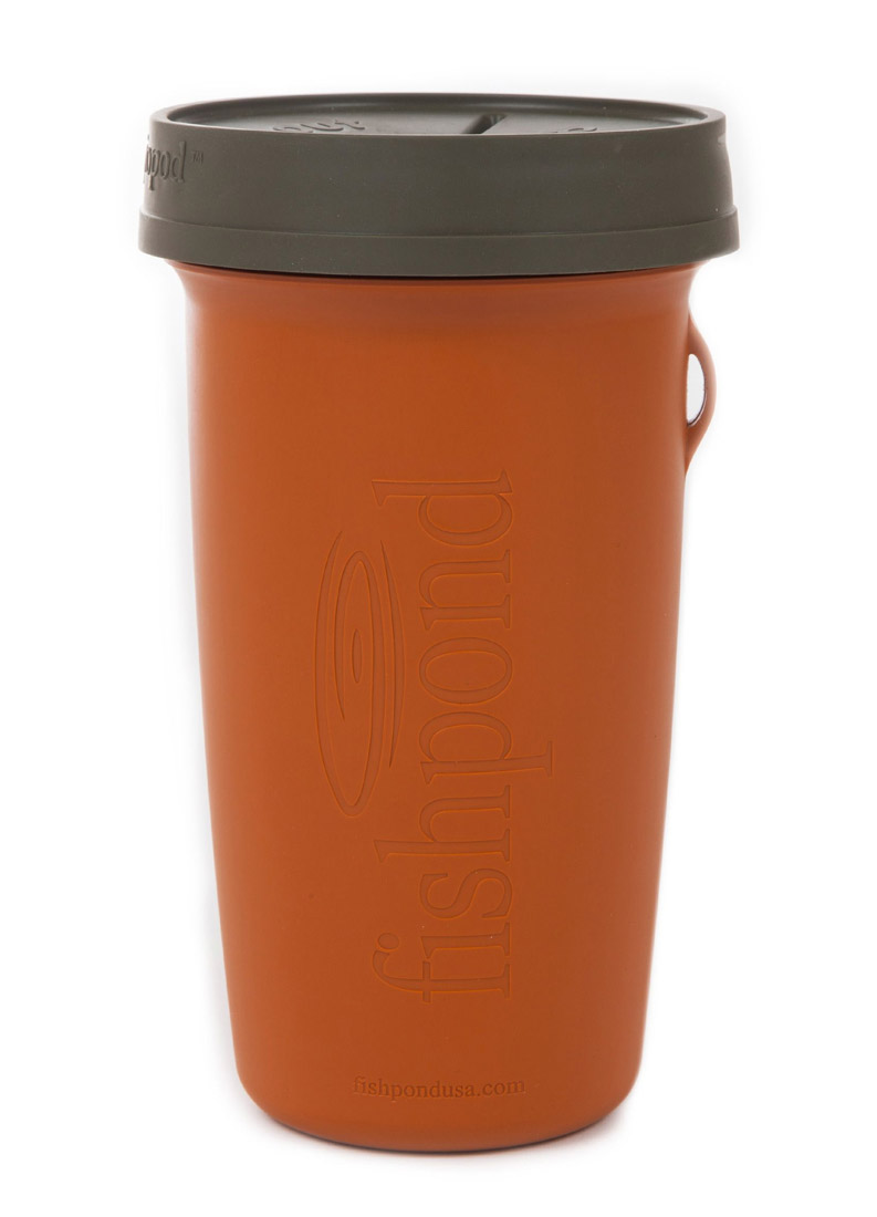 fishpond_Largemouth_Piopod_orange Fishpond Largemouth PIOPOD Microtrash Container cutthroat orange