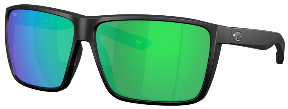 Costa Polarisationsbrille Rincon II Matte Black (Green Mirror 580G)