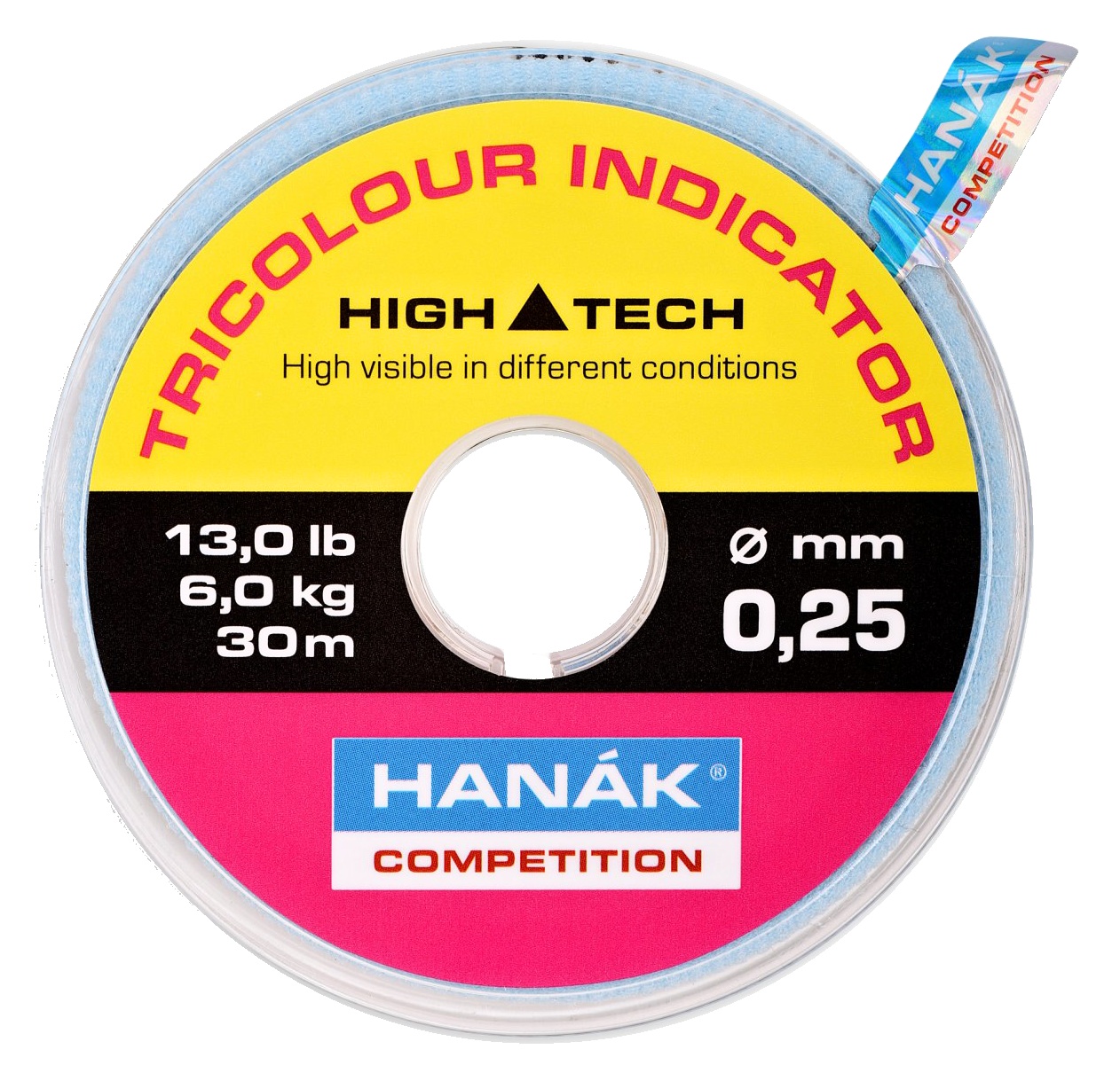 Hanak Tricolour Indicator Sichthilfe hot fl. pink/black/chartreuse