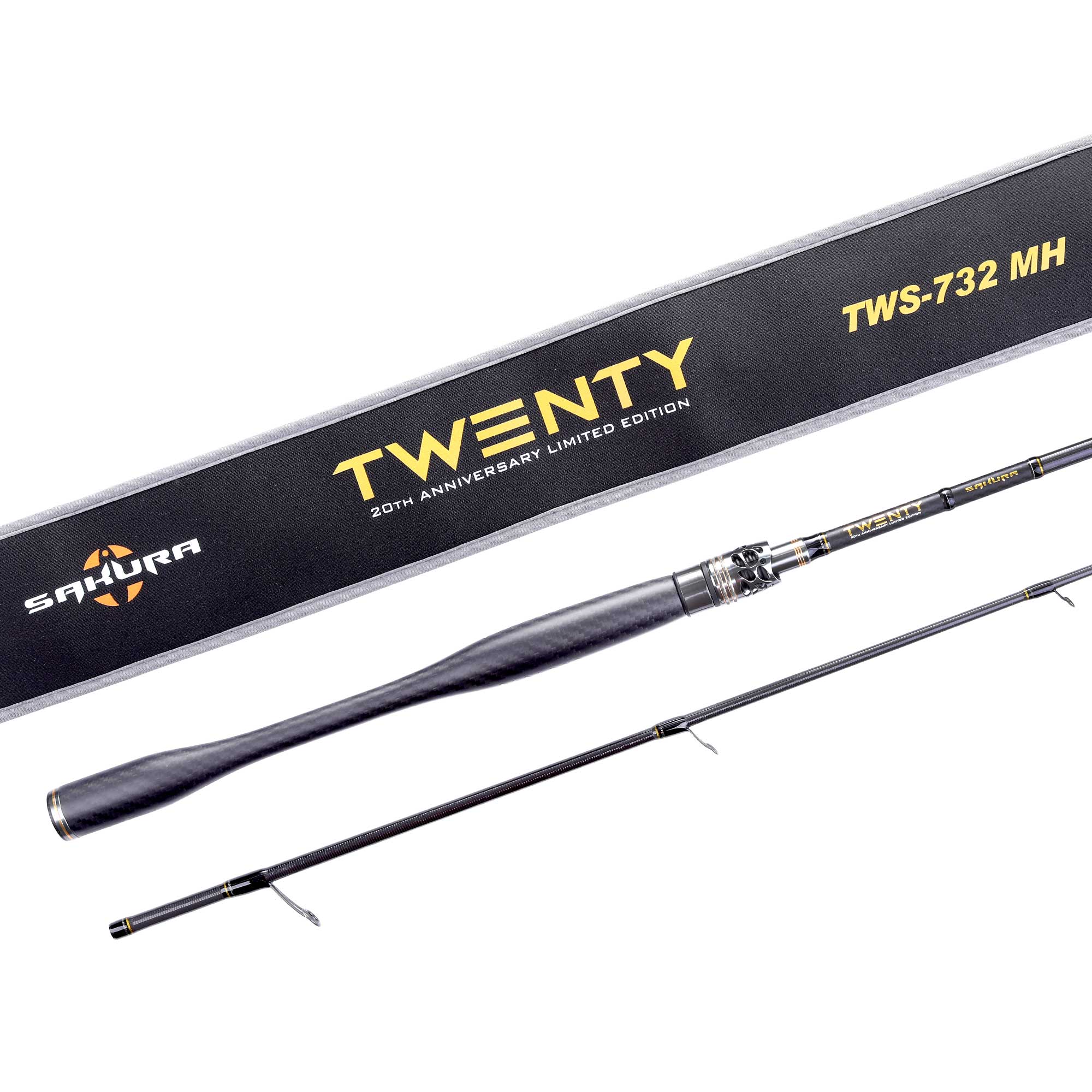 SAKURA TWENTY SPINNING TWS 732 MH 7,3 ft (2,21 m) - 10-30 g Fuji Components 2pc