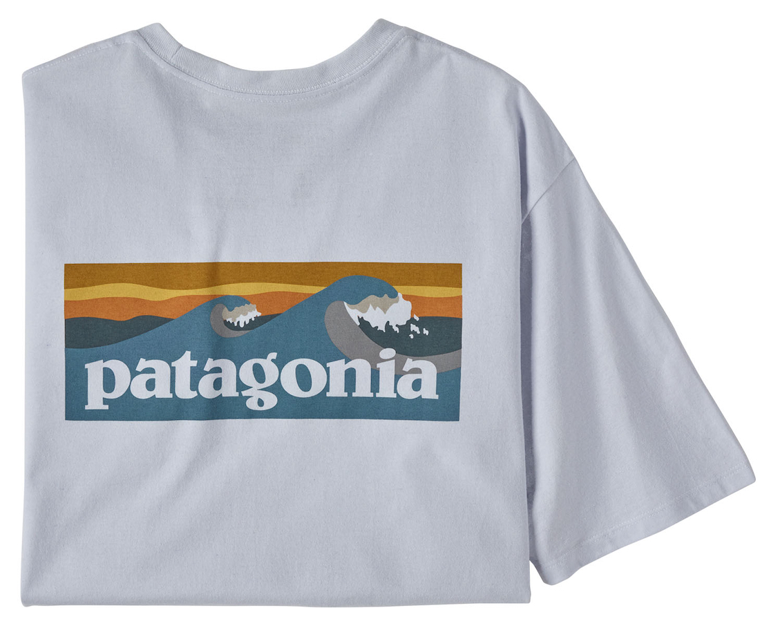 P-23391_Patagonia_Boardshort_Logo_Pocket_SHirt_White_ Patagonia Boardshort Logo Pocket Responsibili T-Shirt WHI