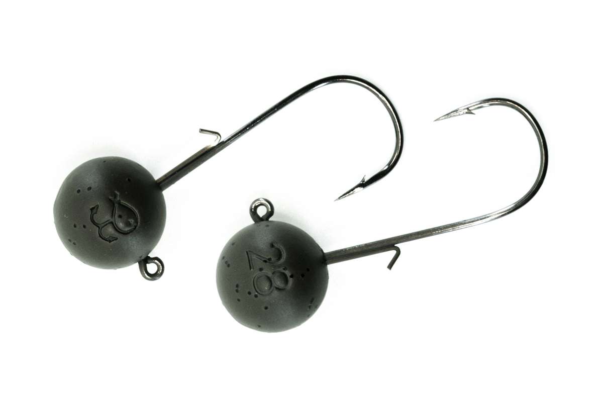 Fisherino Tungsten Jigheads kiwi matt Mustad 1/0