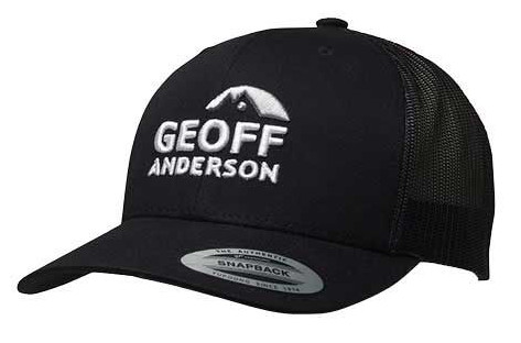Geoff_Anderson_Snapback-_Trucker_Cap_Hat_black Geoff Anderson Snapback Trucker Cap Hat schwarz