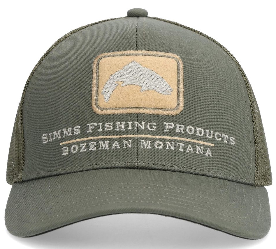 Simms Double Haul Icon Trucker Cap Schirmmütze smokey olive