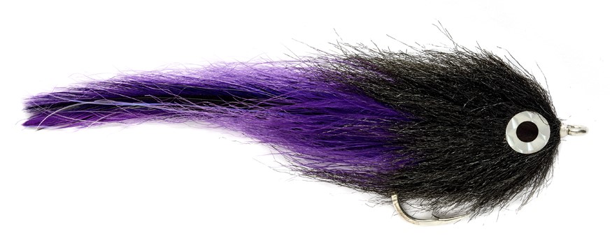 Fulling Mill Salzwasserfliege - Black & Purple Brushy