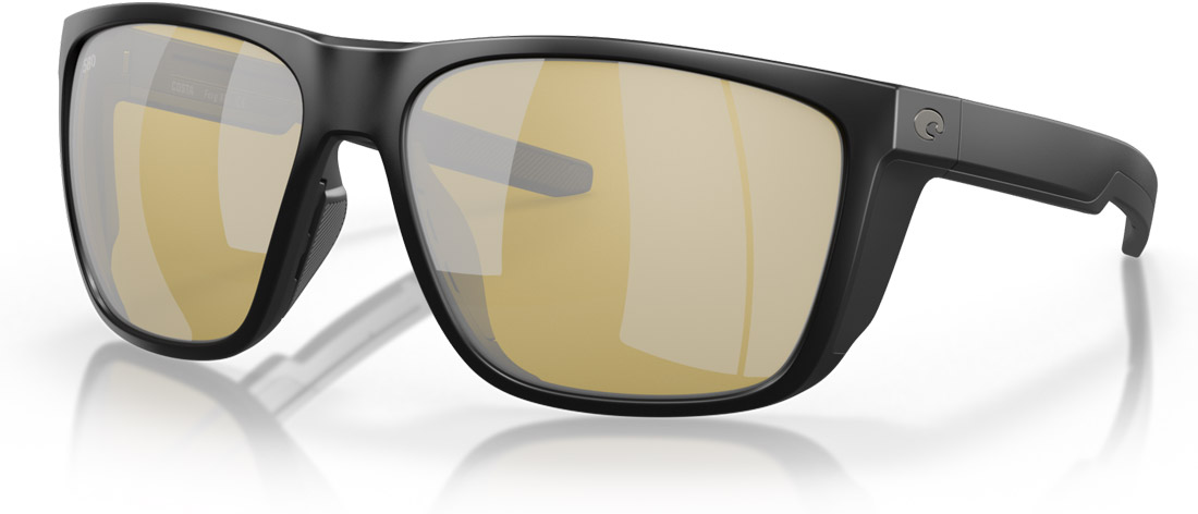 Costa_FergXL_blackout_sunrise_silver_mirror_1 Costa Polarisationsbrille Ferg XL Matte Black (Sunrise Silver Mirror 580G)